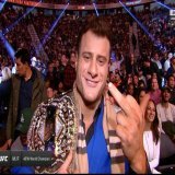 MJF flipping off the camera at UFC 282 lol