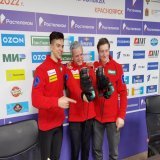 Russian Nationals Men Top 3   Evgeni SEMENENKO   Petr GUMENNIK   Alexander SAMARIN    Лапидарность