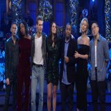 Austin Butler performs a cover of &ldquo;Blue Christmas&rdquo; in tribute to Cecily Strong, who is leaving SNL