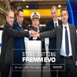 Today, at our Riva Trigoso shipyard, took place the steel-cutting ceremony of the first of two next-generation FREMM frigates of the &ldquo;EVOLUTION&rdquo; version, known as &ldquo;FREMM EVO&rdquo;, in the presence, among others, of the Director of 