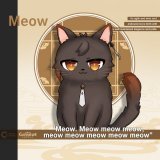 &ldquo;Meow. Meow meow meow, meow meow meow meow meow.&rdquo;  -A talkative wise cat. Likes to take evening strolls around the city.  #GenshinImpact #原神 #GenshinImpactMeow #Zhongli #原神にゃん