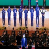 #出雲駅伝　開会式  #東洋大学  監督コメント「今シーズンはトラック・マラソンと意欲的に取り組めているチームです。駅伝でも主役となれるように闘争心をとき放つ走りを目指します。」