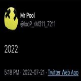 Mr. pool posted 2022    2x.  Cigar and fire  in gematria both = 38= gold   Champagne wine= 119= gold standard = so it begins. Trump announced incoming golden age last 11/15