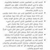 قبل سنوات نصحني أحدهم وقال: جرب في يوم تصلي وبدل ما تدعي الله وتطلبه بشيء فقط أشكره على عدد نعمك وأحمده عليها وبدأت أعمل بالنصيحة هذي كل ما حسيت إن مستوى الرضا بنفسي بدأ يقل والله شعور لا يوصف كأنك جالس تحلق بالسماء من كمية الطمأنينة والراحة اللي تغم