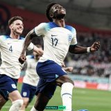 And just like that, it's 3-0 to England   Saka &amp; Sterling   #ENGIRN #Qatar2022