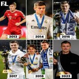 Toni Kroos is the only player in football history to win SIX Club World Cup titles   #ToniKroos #ClubWC #W8RLDCHAMPIONS