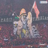 S&uuml;per Lig&rsquo;s Trabzonspor revealed a tifo to show support for those affected by last week&rsquo;s earthquake and to honor the rescuers and all of those who are working to help   (Via @CBSSportsGolazo)