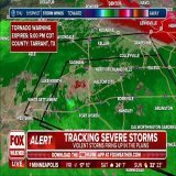 BREAKING: A Tornado Warning has been issued for Tarrant County in Texas, including the Dallas-Fort Worth area until 5pm CT. #DFWwx @BrigitMahoneyTV  We have live storm coverage on FOX Weather. Watch live: