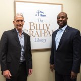 Happy Birthday to former Republican Congressman @TGowdySC! Here&rsquo;s a photo from when he and @SenatorTimScott visited @TheBGLibrary in Charlotte.
