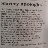 I&rsquo;m getting tired of the moral superiority from some parts of American media that gets directed at us.  abolished slavery 60! years before America did in 1807. In 1840 Prince Albert gave his famous speech at the anti-slavery committee, 25 years