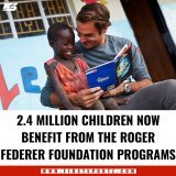 Roger Federer, a great athlete and even better person