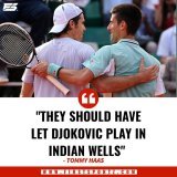 Indian Wells Tournament Director Tommy Haas sad for not seeing Djokovic in Indian Wells