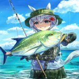 沖縄合宿遠征中に魚釣りを楽しむ セイウンスカイ #ウマ娘