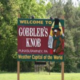 Today the Groundhog Day ceremony will be held here.