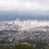 22 February 2011  At 12:51pm local, a 6.3m magnitude earthquake hit my home town. It was centred 6.7km SE of the CBD, at a depth of 5km.   Peak ground acceleration exceeded 1.8g (1.8x the acceleration of gravity). It was like being on a trampoline. /