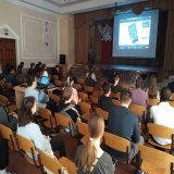 #Долудин2 @uprobraz2018 @samminobr Сегодня учащиеся 9-х классов приняли участие в видеоконференции в рамках всероссийской акции "Урок Цифры" по теме "Беспилотный транспорт"
