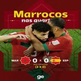 HIST&Oacute;RICO!!! Marrocos elimina a poderosa Espanha nos p&ecirc;naltis e vai &agrave;s quartas da Copa #genacopa