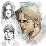 doodled some of the aot characters i don&rsquo;t normally draw  #進撃の巨人 #AttackOnTitan #ShingekiNoKyojin