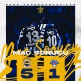 Ma&ccedil; Sonucu | Fenerbah&ccedil;emiz 5-1 Kasımpaşa #FBvKAS  TEBRİKLER FENERBAH&Ccedil;E!