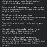 Yesterday, I warned Christians and Jews to flee Damascus.  The burden of Damascus. Behold, Damascus is taken away from being a city, and it shall be a ruinous heap. Isaiah 17:1 KJV  Today, I am warning my Fellow Americans to prepare for an invasion o