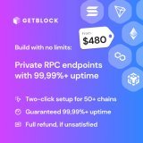 Fully managed blockchain infrastructure dedicated to your Web3 project  Move your business to private RPC endpoints in minutes and enjoy unlimited access with no restrictions on requests, no rate limits, and the fastest response times.