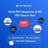 Blockchain dev + Forever free RPC = in Web3  With $0 plan at GetBlock you get access to 50+ protocols, unlimited number of endpoints, stable connection at 60 req/sec, truly helpful customer support, 99%+ SLA &hellip; and awesome dApp after all