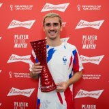 El todocampista Griezmann fue elegido como jugador del partido en Francia-Marruecos. Merecid&iacute;simo premio para un futbolista que en silencio viene haciendo un Mundial brillante.