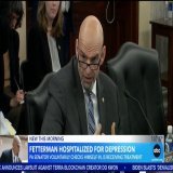 Pennsylvania Sen. John Fetterman checked himself into a Washington hospital to receive treatment for clinical depression. @rachelvscott has the details.
