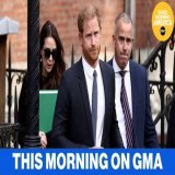 THIS MORNING ON @GMA: Prince Harry addressed tabloid rumors that he was born from an affair between his mother Princess Diana and Major James Hewitt on the first day of testimony in court. The latest and more, coming up.