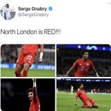 Humiliates Spurs on the pitch  Humiliates Spurs on Twitter  Serge Gnabry - once a Gooner, always a Gooner   #TOTFCB #Gnabry