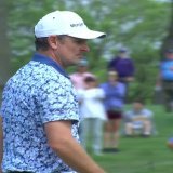 With birdies on holes 10, 12, and 16, Justin Rose has tied Bryson DeChambeau at the top of the leaderboard. #PGAChamp