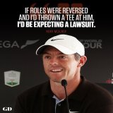 Rory in Dubai today.   Read his full comments: