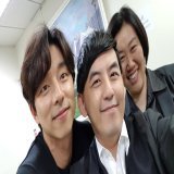 [PIC] Backstage with the host and the translator  \ud83d\ude0a  &copy; 黃子佼 @2015GOGOGO FB  #GongYoo #GongYooMakeAWishInTaipei #Goblin