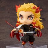 ねんどろいど 鬼滅の刃 煉獄 杏寿郎  表情パーツ「通常顔･笑顔･もぐもぐ顔」 弁当、エフェクトパーツ付属  あみあみ(箱破損特価新品) 30%OFFで販売開始！   #鬼滅の刃 #煉獄杏寿郎