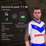 Carlos Compagnucci V&eacute;lez Sarsfield temporada 92/93  en @PESCLASICO para #eFootballPES2021 PC