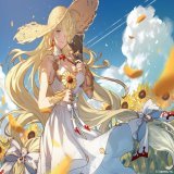【グランブルーファンタジー】早くも梅雨明けの地域が出て、いよいよ夏本番！ということで、イラストチームより青空のもとひまわり畑で微笑むプレデターのイラストをお届け！例年よりちょっぴり長くなりそうな夏、元気に楽しんでいきましょう！ #グラブル
