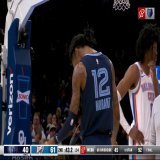 Here is the moment Ja Morant was ejected from tonight's game.