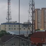 Краснодар Вставай, підор Перше фото - будівля МТС, можливо уламками, а ось друге фото схоже на прямий прильот.
