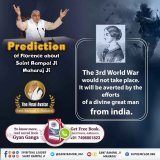 American predictionist Florence has written in his book  #Prophecies_About_TheMessiah  "Golden Light of New Era"    The great saint will be born in India, who will publish the world with his knowledge and will establish peace in the World.