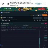 Guys !!! I smell Millions here #NOTPEPE , Definitely it has ability to reach in between 20M - 100M capability #memecoin  , Community is Bullish now $NPEPE on dip at 250K , Right Time to invest some #eth    #bitcoin #pepe #BOB #notbob