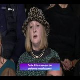 #bbcqt audience 1 - When are we going to start talking about rejoining the single market?  Victoria Atkins(Tory MP) embarrasses herself.  #bbcqt audience 2 - I'm not interested in Trading with Australia or NZ.... brexit is a disaster..