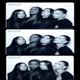 Hailey Bieber with Kendall Jenner, Justine Skye and Lauren Perez at the @OBB Studios grand opening in Los Angeles, California. (January 14, 2023)   by kendalljenner