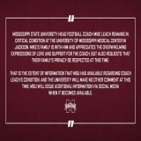 Update on Head Football Coach Mike Leach: