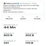 Twitter neden a&ccedil;ık olmalı biliyor musunuz ey yetkililer!  Bakın normalde 111,000 beğenini g&ouml;r&uuml;nt&uuml;lenmesi 2-3 milyondur. Sadece şu twit ne canlar kurtardı. Herkes twitin altına 10 kez baktı. İnsanlar yakınları i&ccedil;in yazdı. 