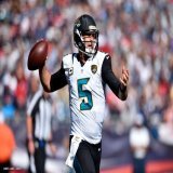 Blake Bortles has a higher career passer rating in the playoffs than Tom Brady.  Congrats to the BOAT on a great career! #DUUUVAL