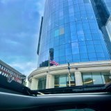 The most notable flag not flying at half-mast today in Buffalo belongs to the corporation (Delaware North) owned by the family of the building owner (former Congressman Chris Jacobs) from yesterday's four-alarm fire that killed a BFD firefighter.
