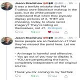 This is the best response to the endless &ldquo;Blackface&rdquo; photos &amp; mentions trotted out by the CPC to excuse every single CURRENT palling around with white nationalists, neo-Nazis &amp; other far right extremists. #cdnpoli #PierrePoilievre