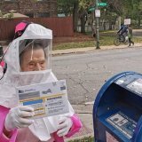 102-year-old Beatrice Lumpkin put on a face shield and gloves and took her ballot to the mailbox. When she was born, women couldn't vote.