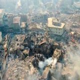 #Earthquake in #Turkey has left more than 43,500 dead so far. 80% of the city of #Kahramanmaraş, the epicenter of the 7.8 and 7.6 #earthquakes occurred on February 6, has suffered damage. #TurkeyEarthquake