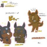 #お絵かき #落書き #イラスト #illustration #競馬 #阪神牝馬ステークス  #ピンハイ #ママコチャ #イズジョーノキセキ  #サウンドビバーチェ  阪神牝馬ステークス落書き個性モリモリ。笑